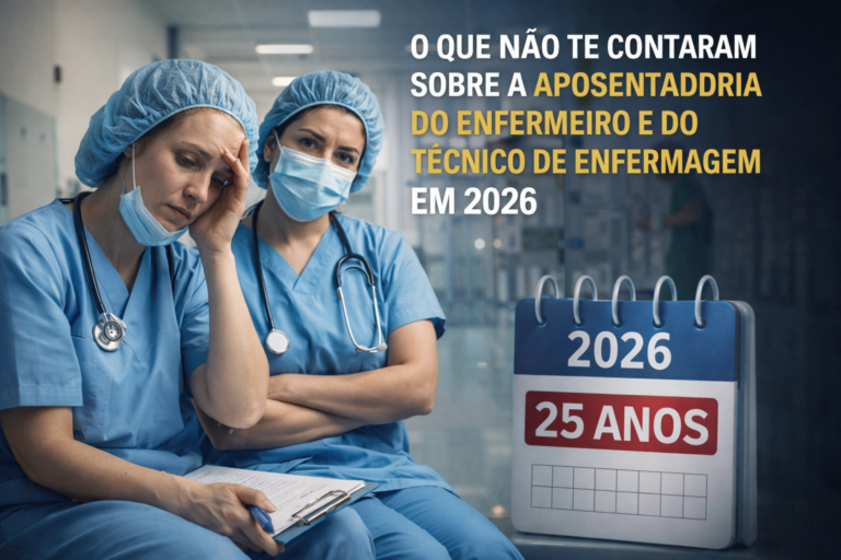 Aposentadoria do enfermeiro em 2026: o que não te contaram - Aposentadoria Especial da Área da Saúde