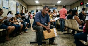 Auxílio-Doença Negado: 13 Erros e Como Agir | Lucas Tubino - Aposentadoria por Tempo de Contribuição trabalhador com auxílio-doença negado pelo INSS aguardando atendimento